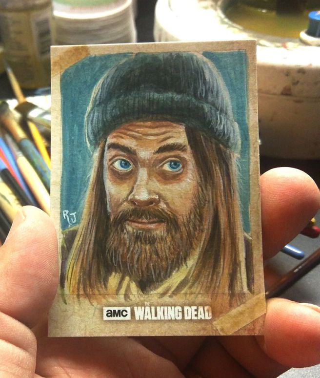 Robert Jimenez Topps Walking Dead Sketch Card
