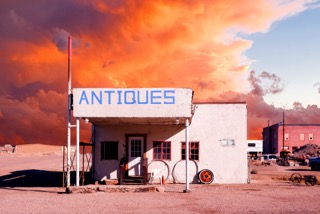 Antiques on fire